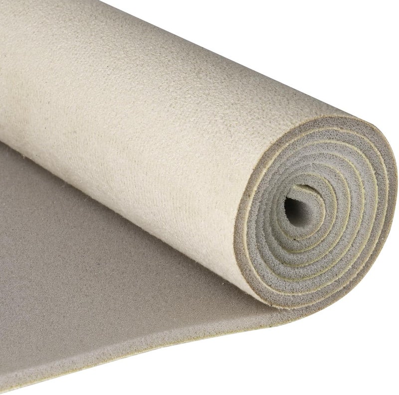 4Bang 85" L x 60" W Suede Headliner Fabric with Foam Backing Material 3/16" 3mm Car Headliner Roof Fabric for Automotive,SUV,RV Interior Replacement (Beige, 85inchx60inch) - Image 5